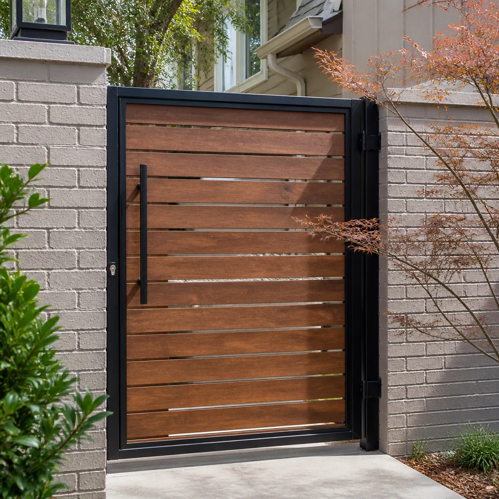 Wood & steel frame